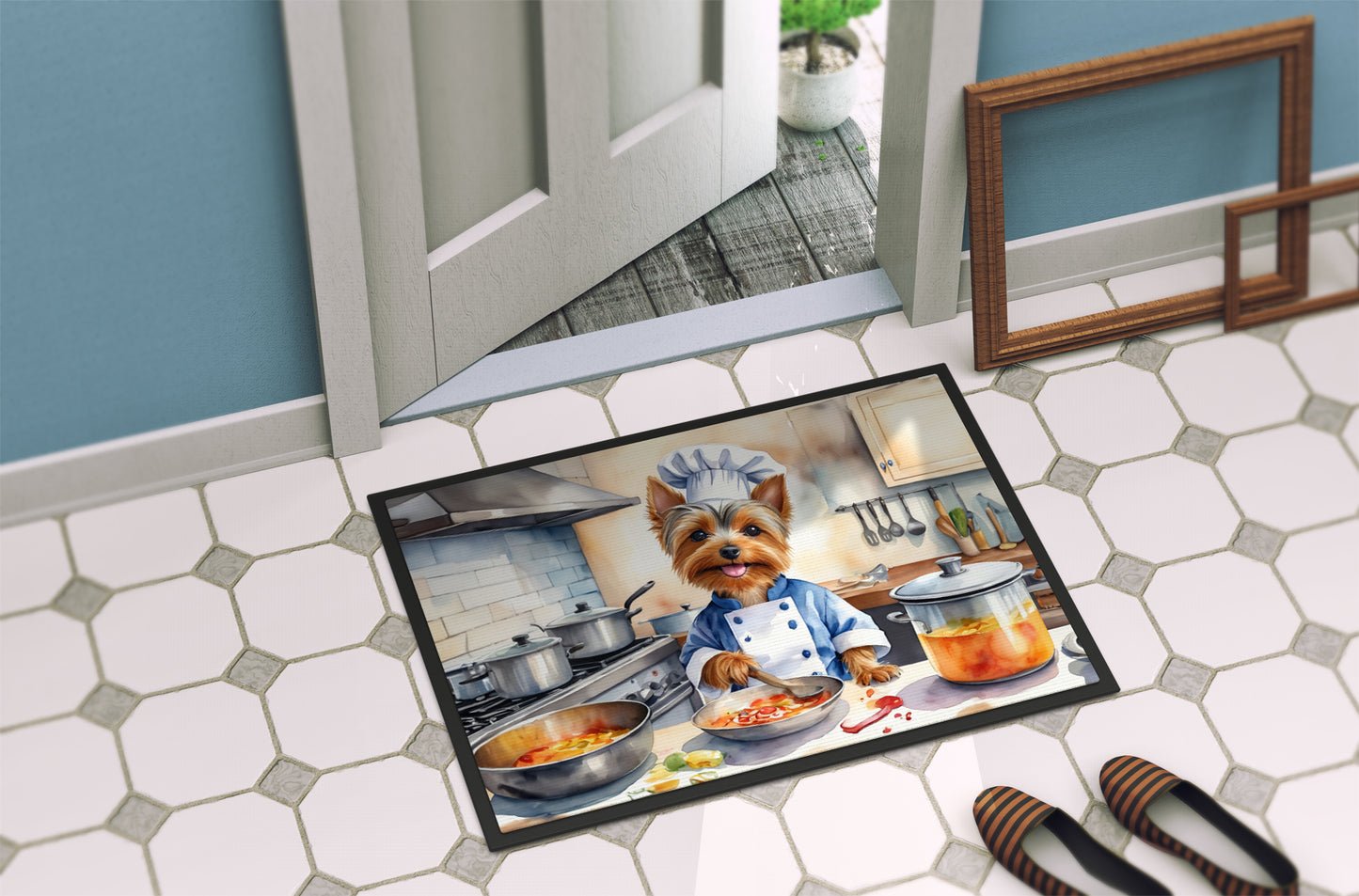 Silky Terrier The Chef Doormat