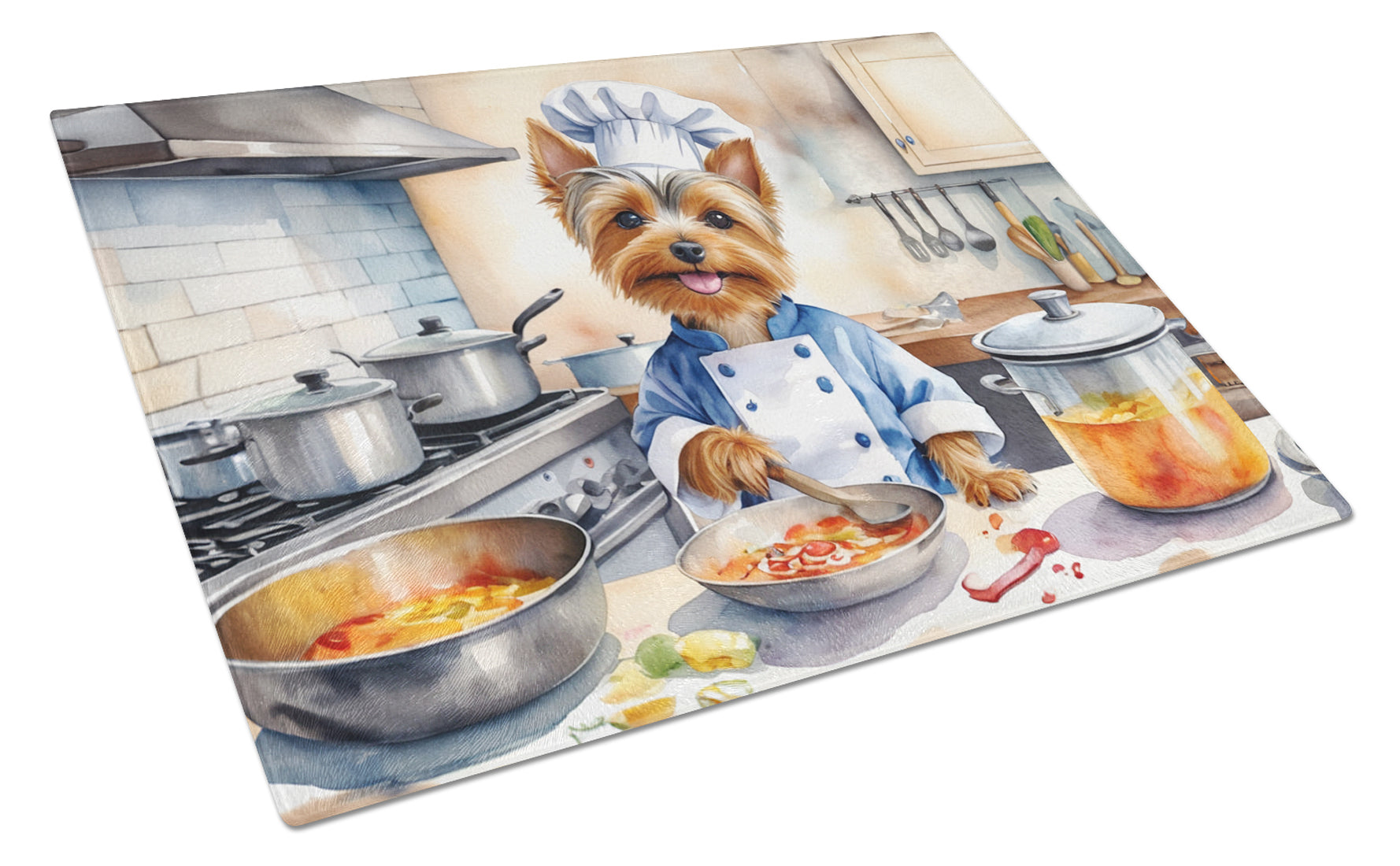 Buy this Silky Terrier The Chef Glass Cutting Board