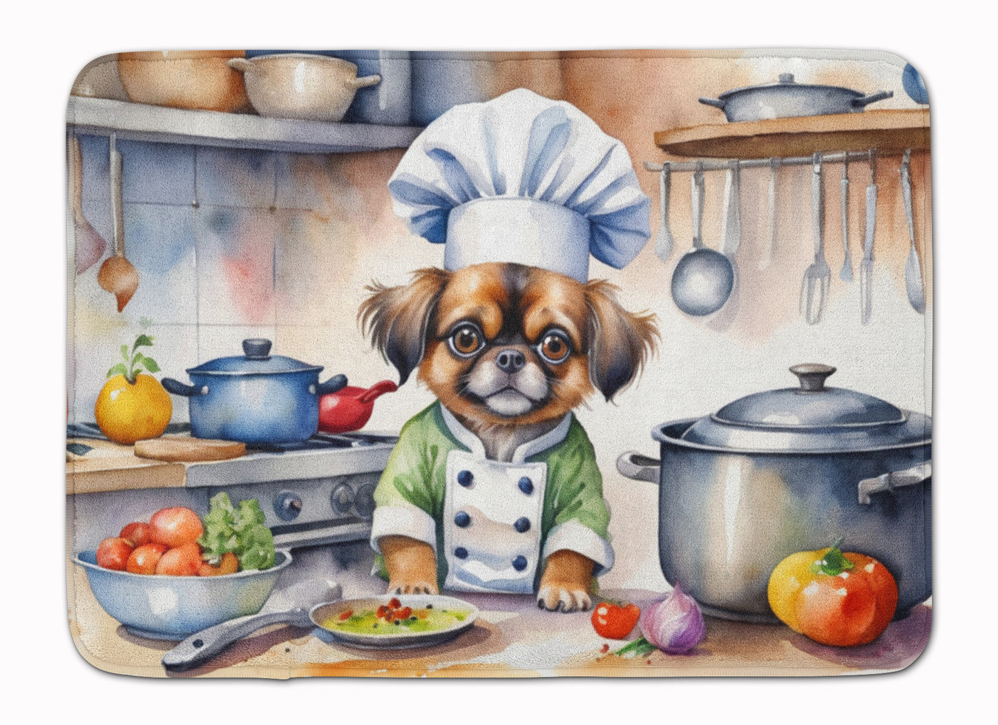 Buy this Tibetan Spaniel The Chef Memory Foam Kitchen Mat