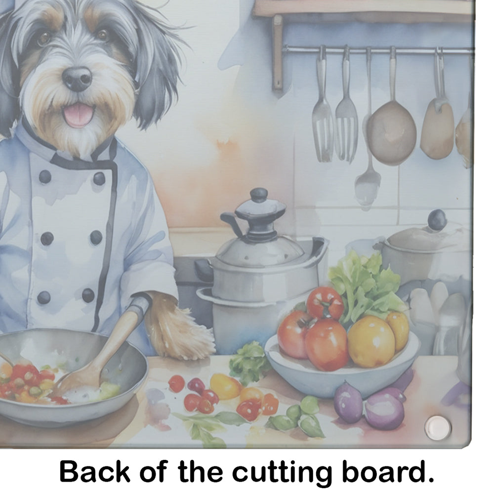 Tibetan Terrier The Chef Glass Cutting Board