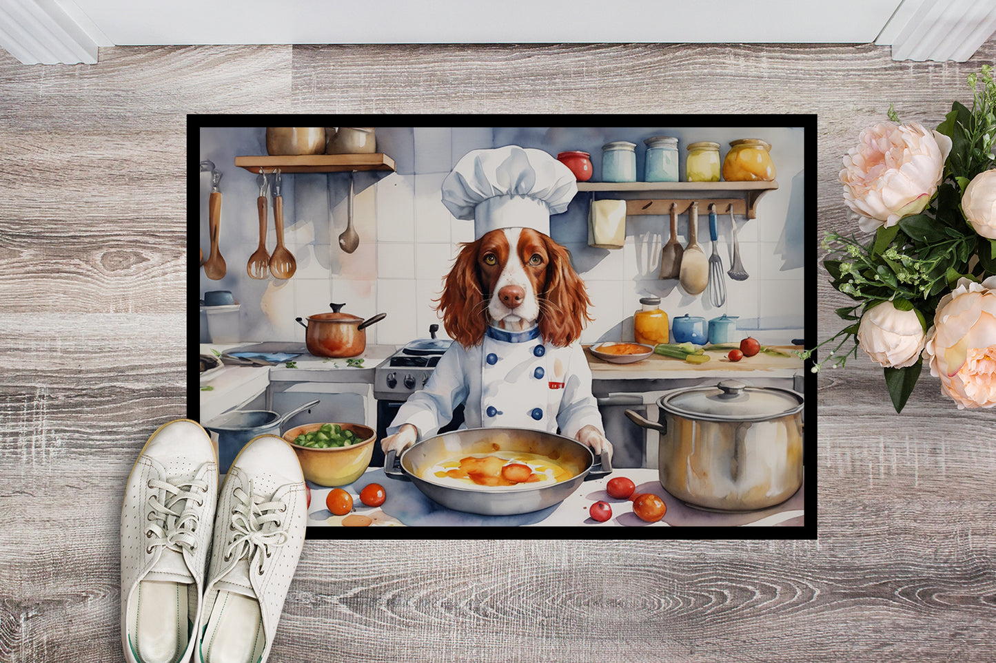 Welsh Springer Spaniel The Chef Doormat