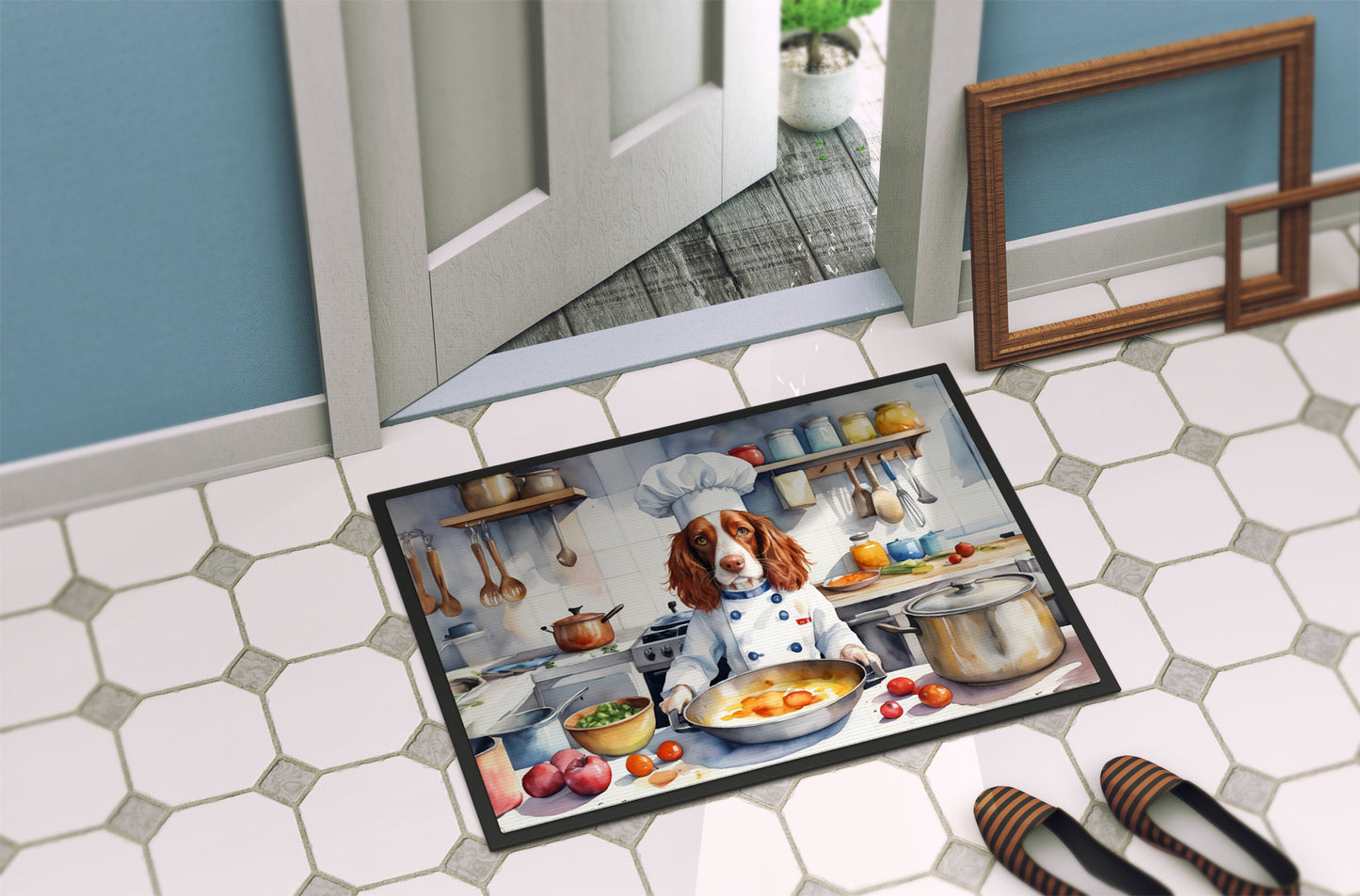 Welsh Springer Spaniel The Chef Doormat