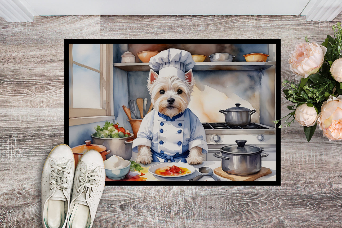 Westie The Chef Doormat