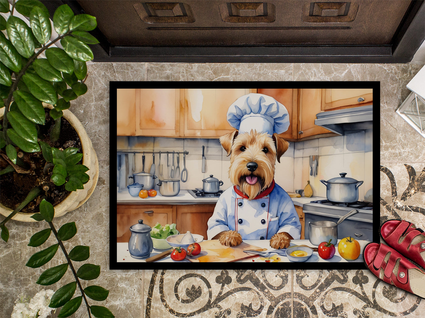 Wheaten Terrier The Chef Doormat