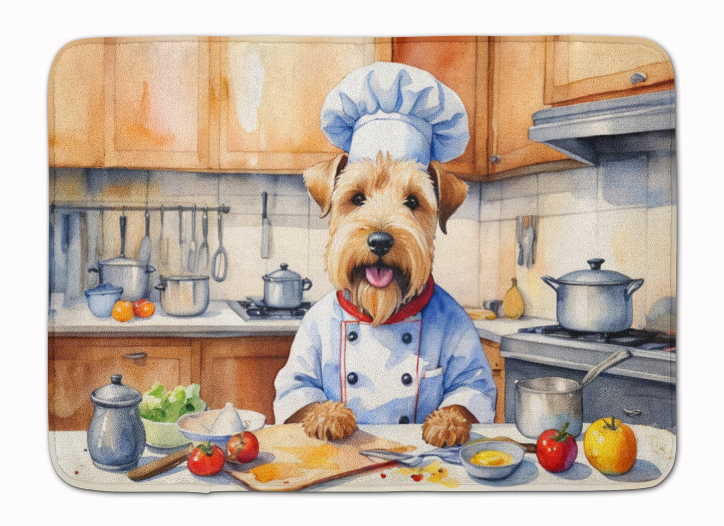 Buy this Wheaten Terrier The Chef Memory Foam Kitchen Mat