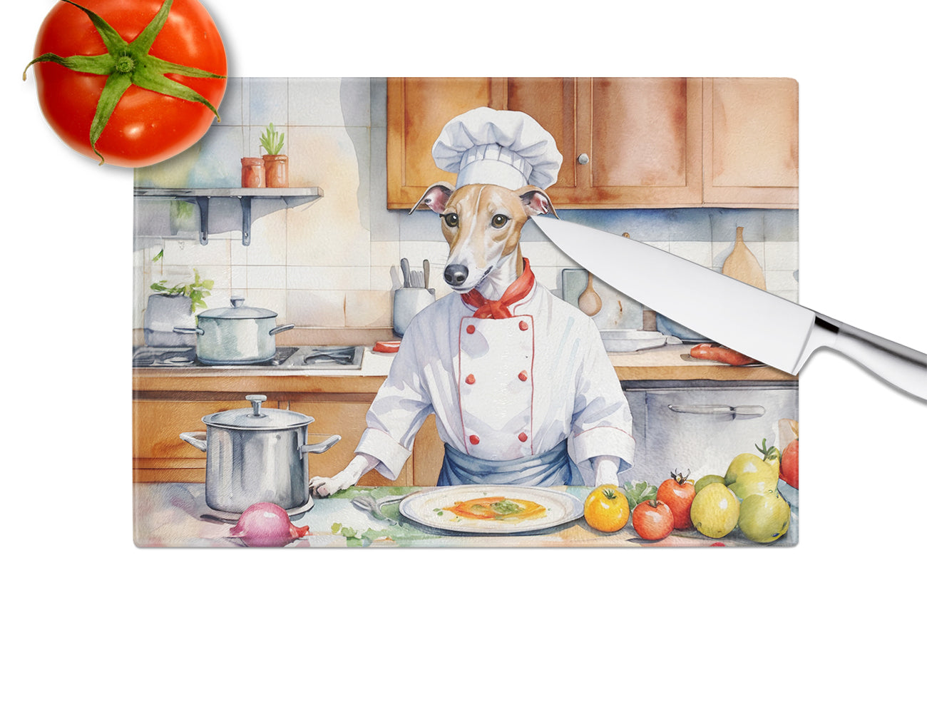 Whippet The Chef Glass Cutting Board