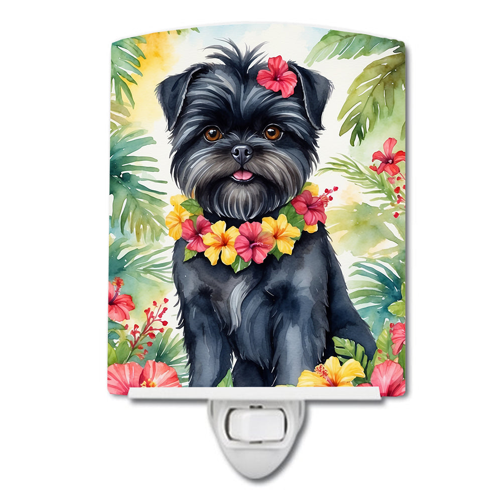 Buy this Affenpinscher Luau Ceramic Night Light