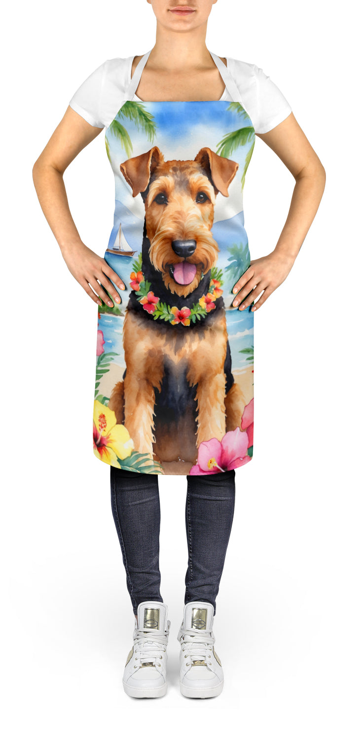 Airedale Terrier Luau Apron