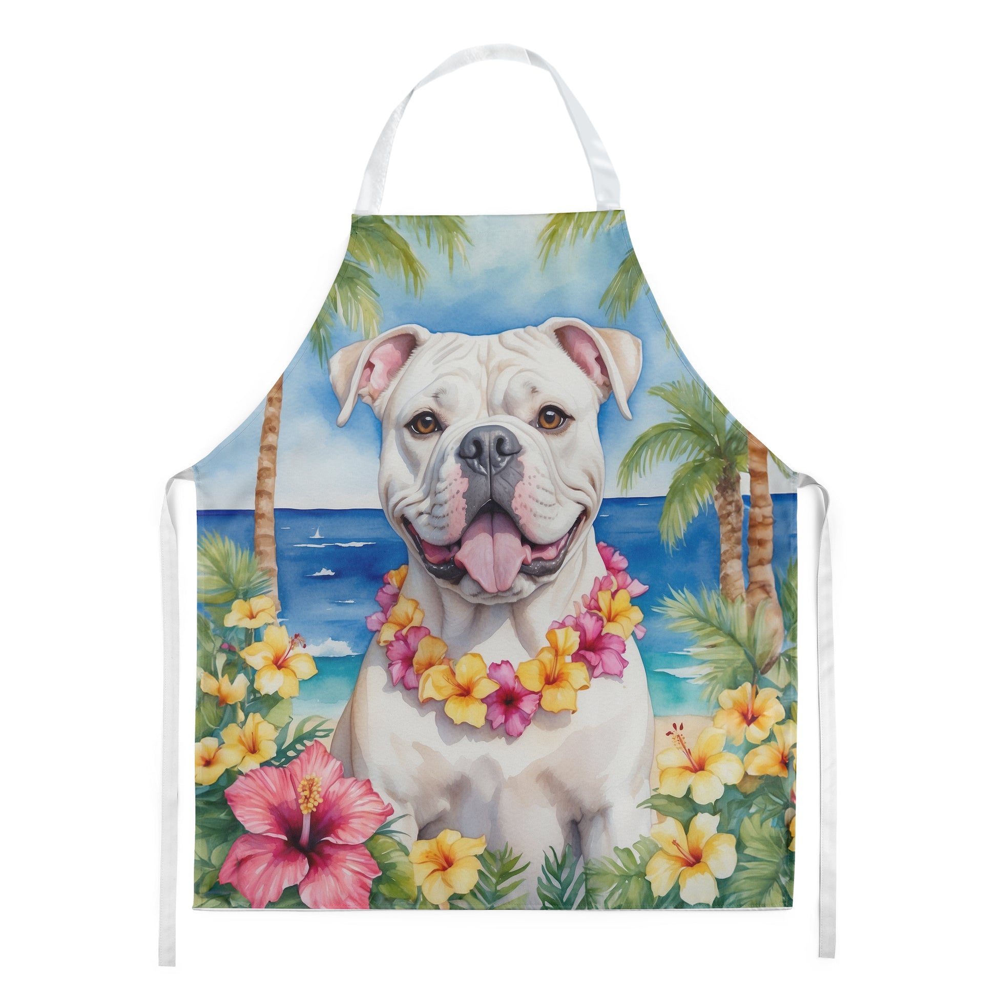 Buy this American Bulldog Luau Apron