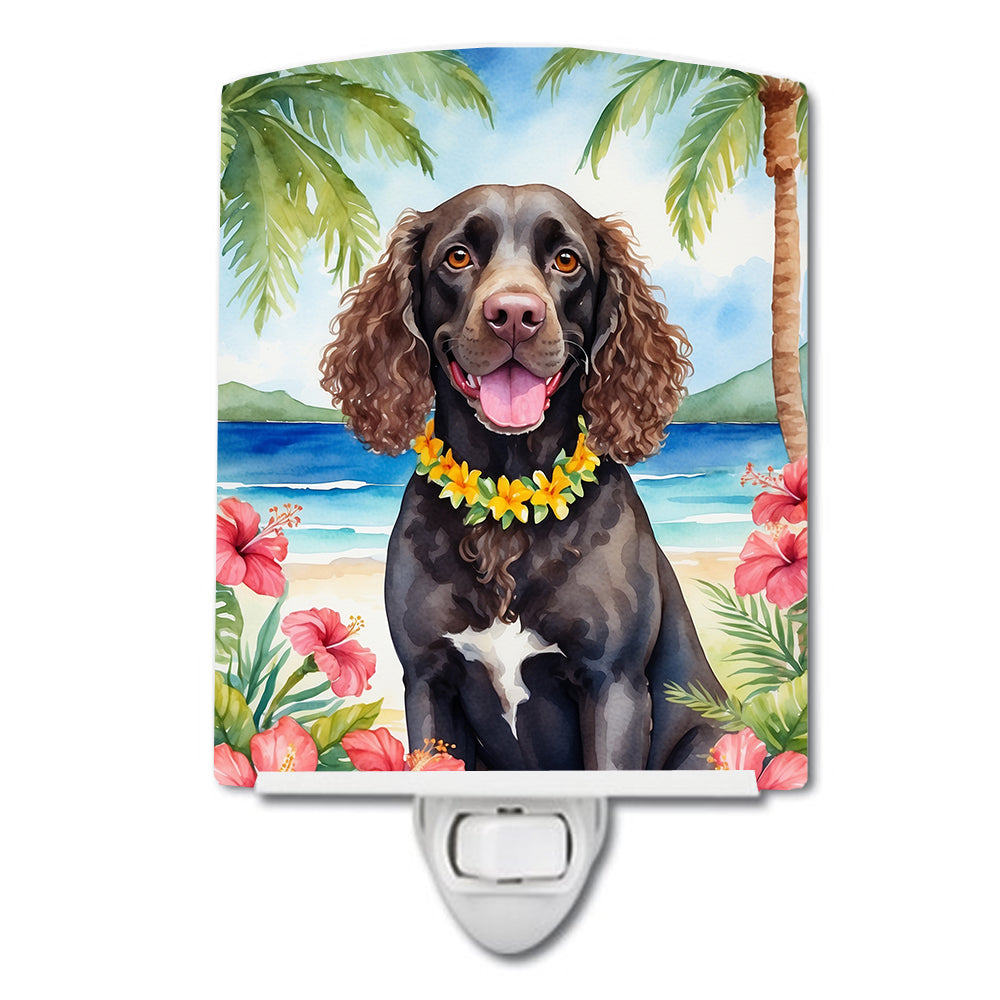 Buy this American Water Spaniel Luau Ceramic Night Light