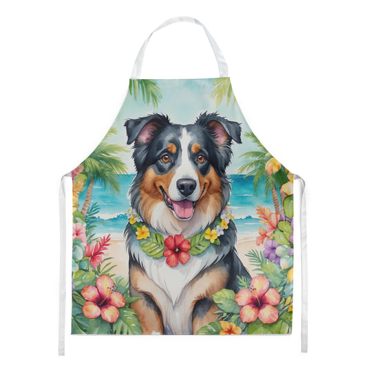 Buy this Australian Shepherd Luau Apron