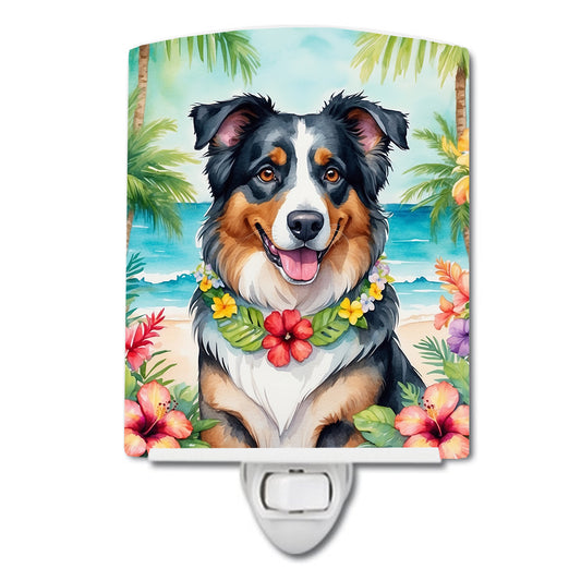 Buy this Australian Shepherd Luau Ceramic Night Light