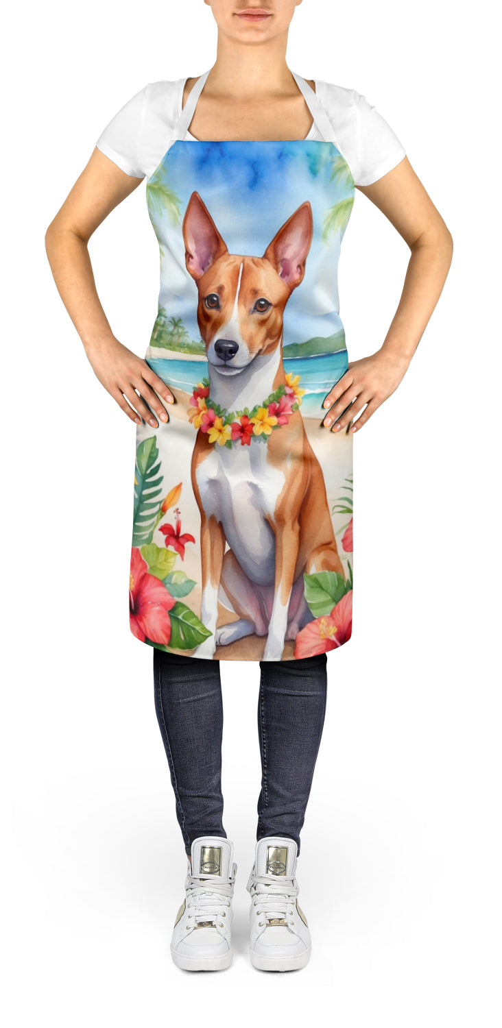 Basenji Luau Apron