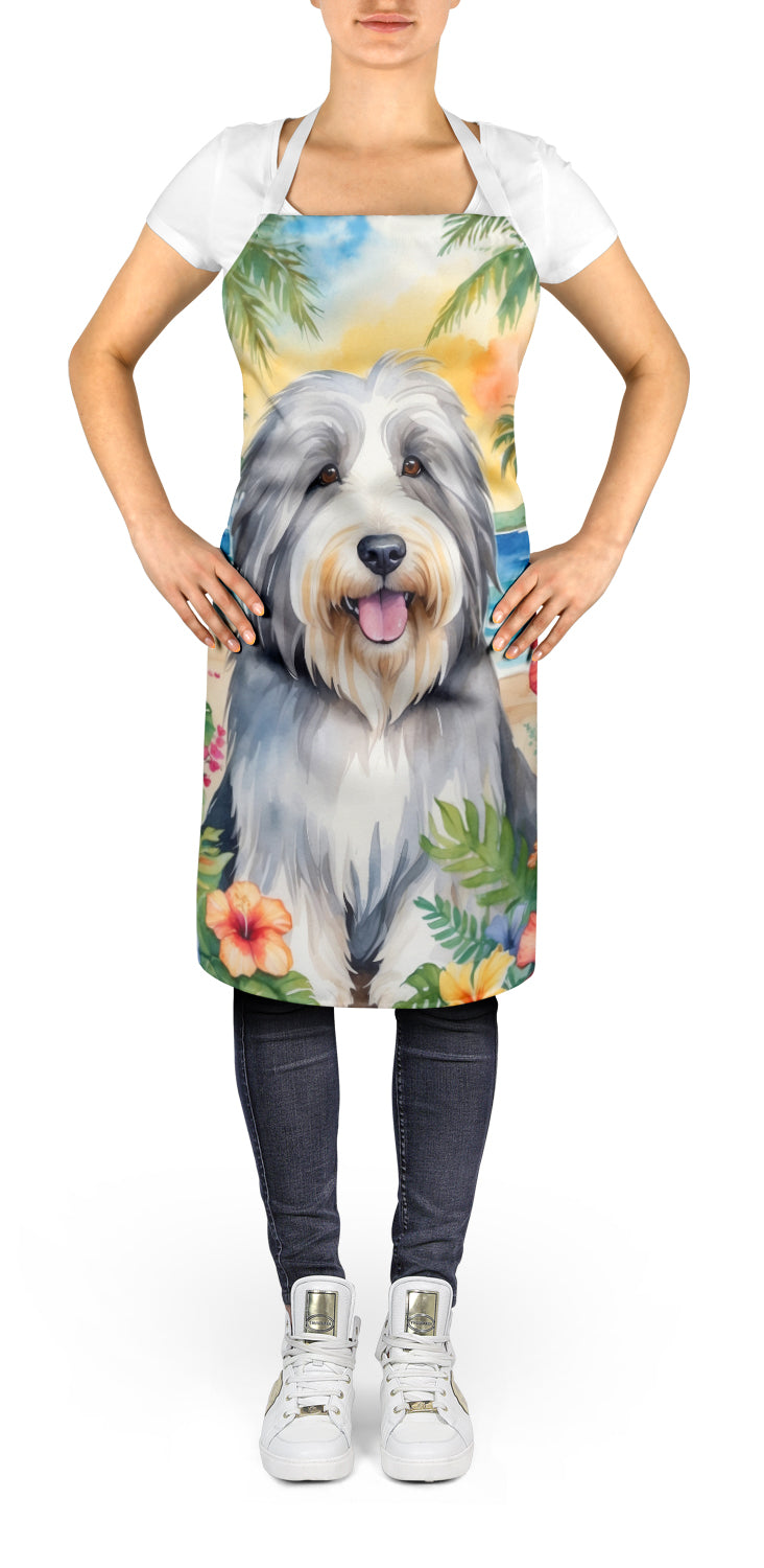 Bearded Collie Luau Apron