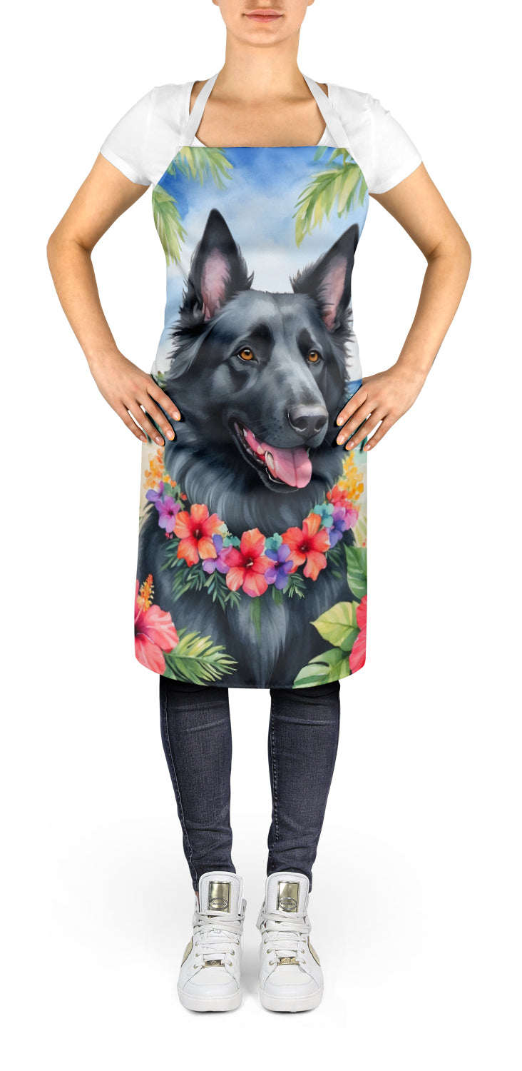 Belgian Sheepdog Luau Apron