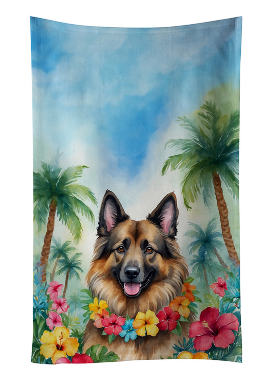 Buy this Belgian Tervuren Luau Kitchen Towel