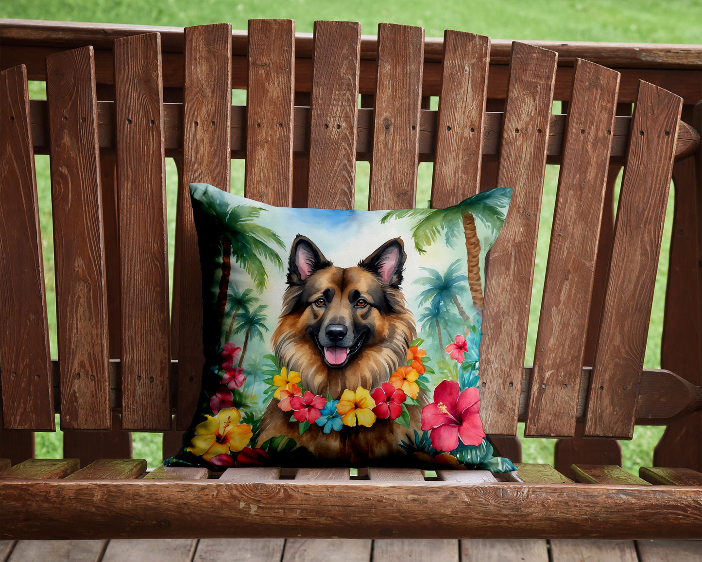 Belgian Tervuren Luau Throw Pillow