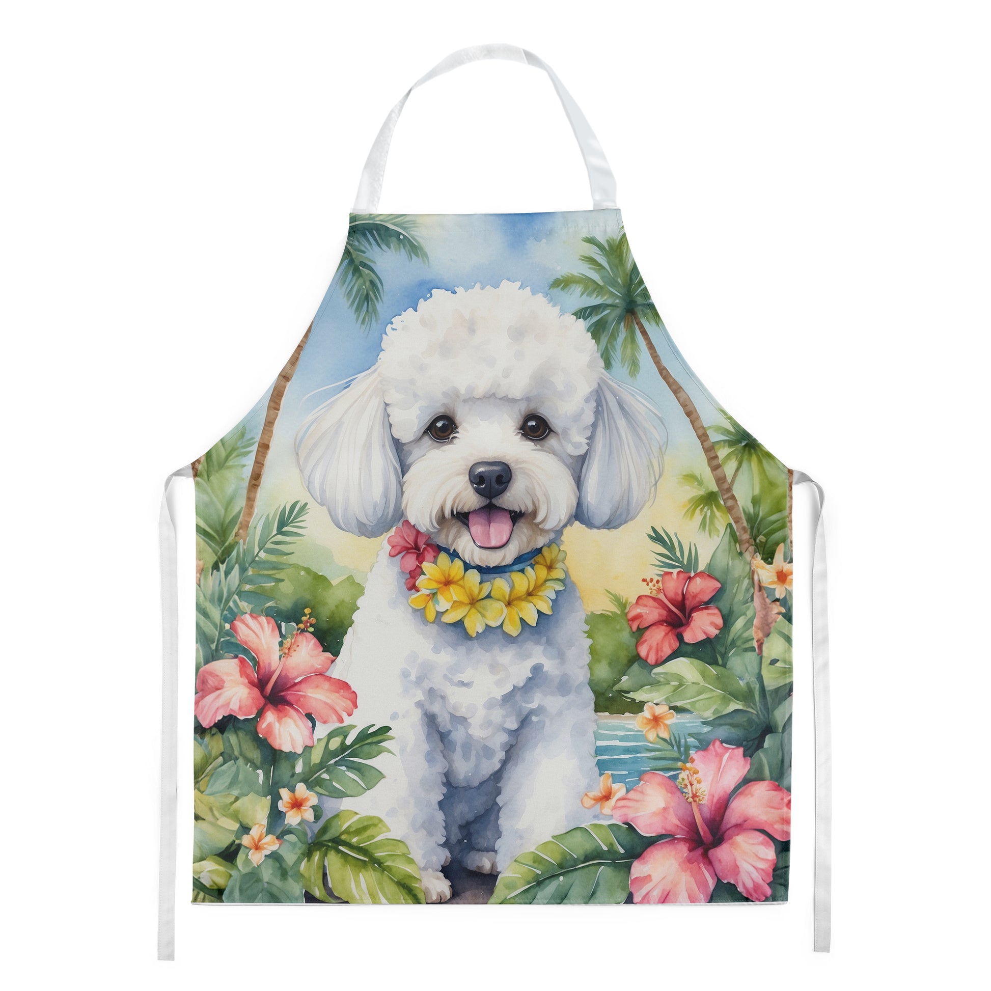 Buy this Bichon Frise Luau Apron