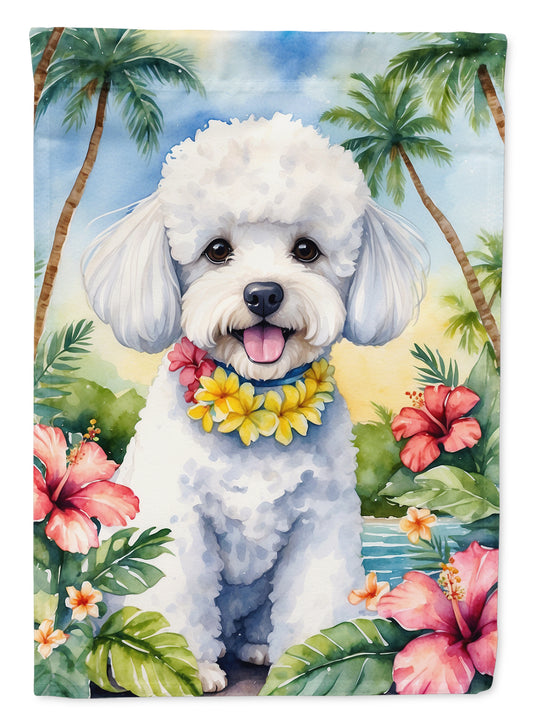 Buy this Bichon Frise Luau House Flag