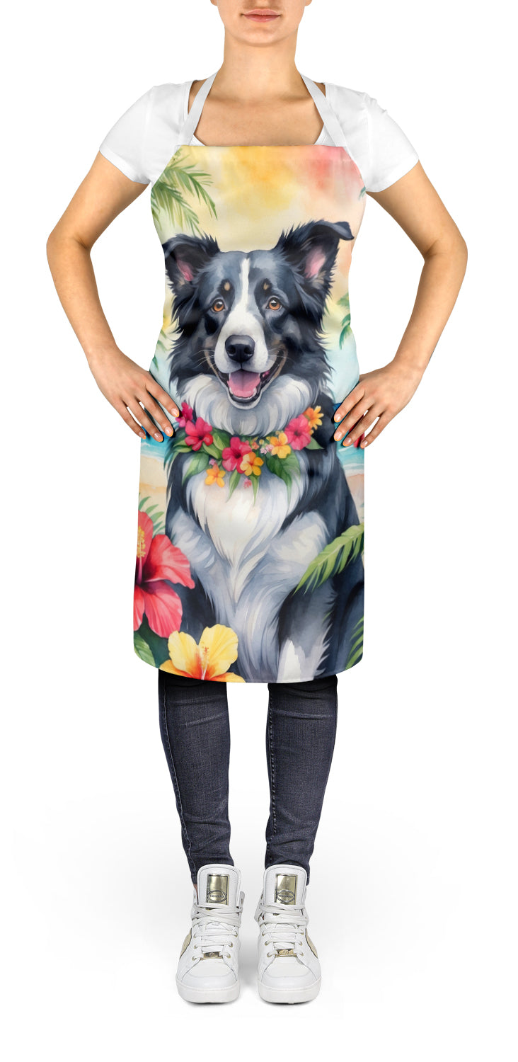 Border Collie Luau Apron