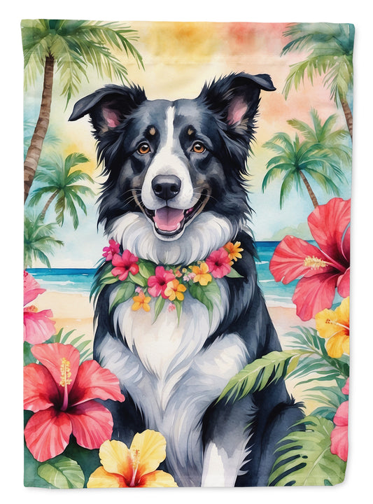 Buy this Border Collie Luau House Flag