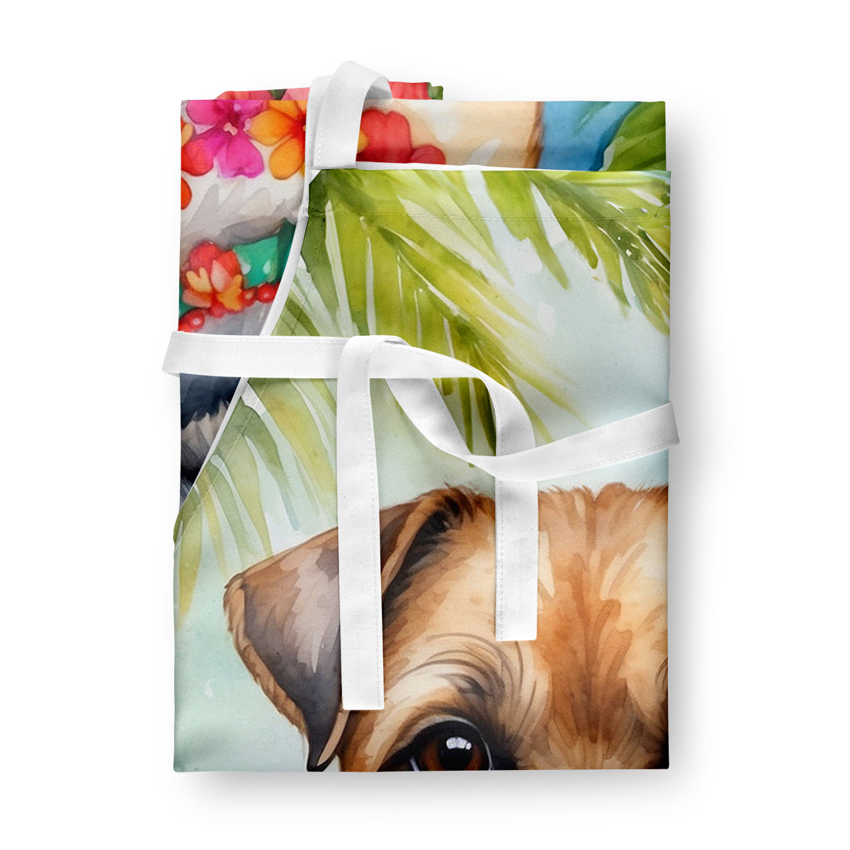 Border Terrier Luau Apron