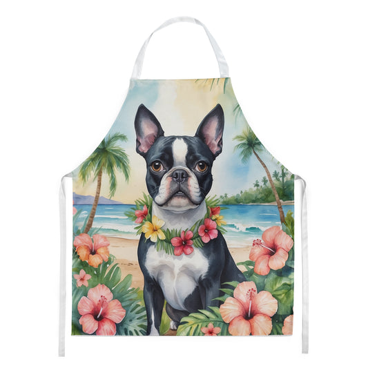 Buy this Boston Terrier Luau Apron