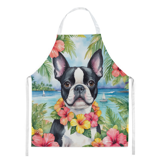 Buy this Boston Terrier Luau Apron