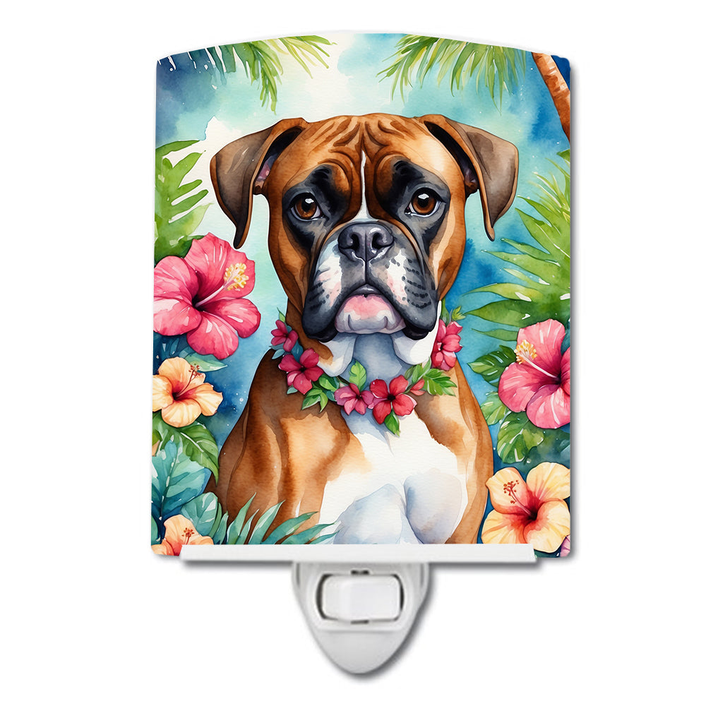 Buy this Boxer Luau Ceramic Night Light