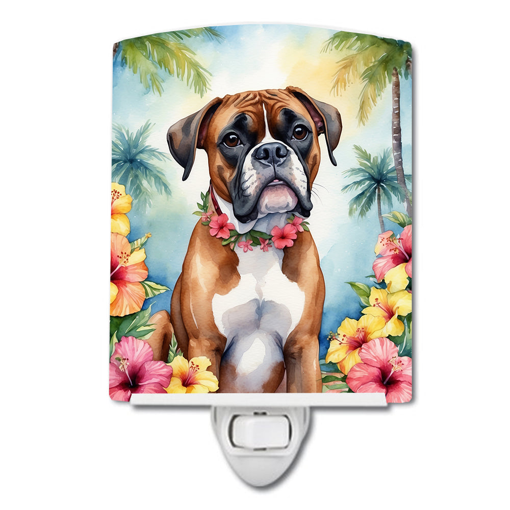 Buy this Boxer Luau Ceramic Night Light