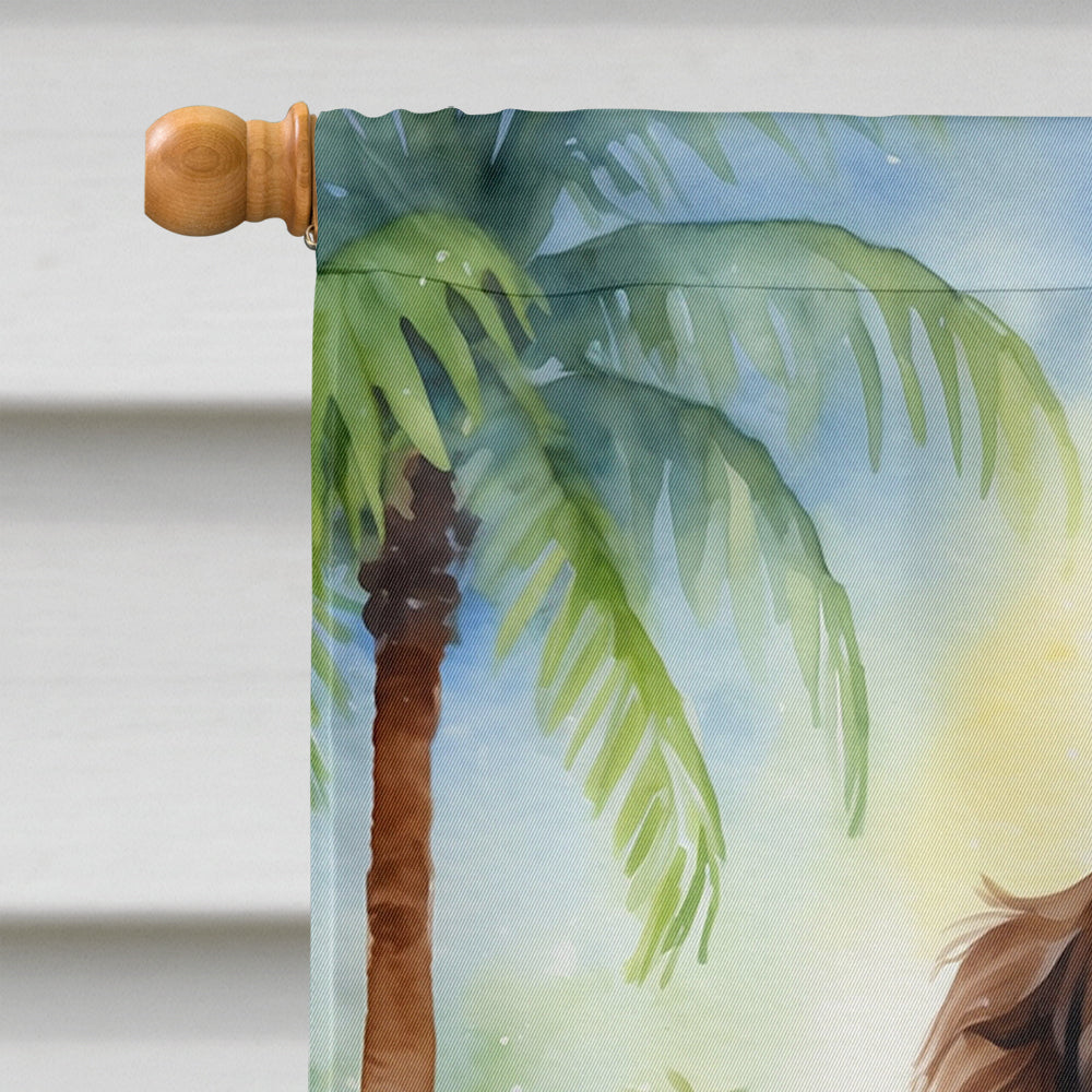 Boykin Spaniel Luau House Flag