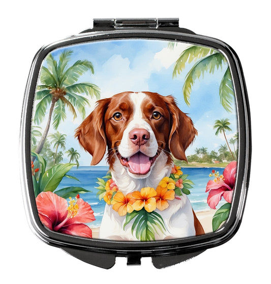 Buy this Brittany Spaniel Luau Compact Mirror