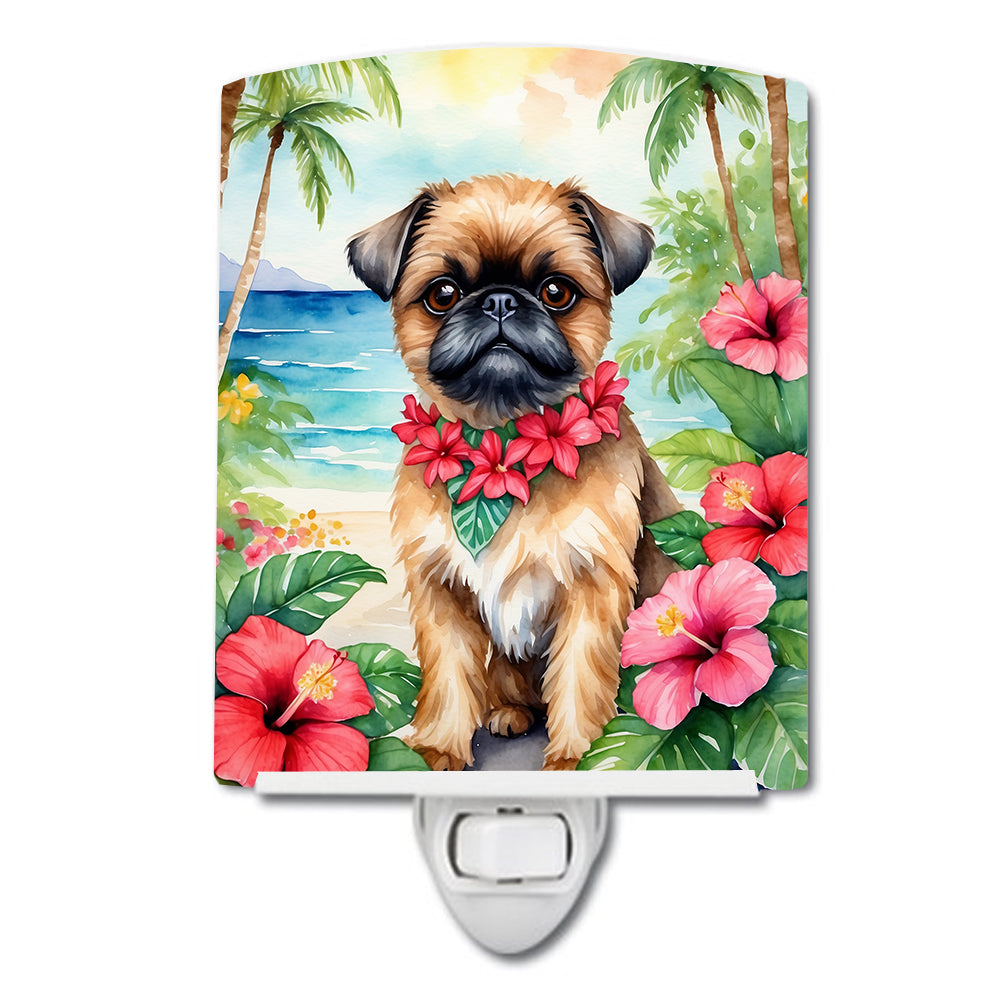 Buy this Brussels Griffon Luau Ceramic Night Light