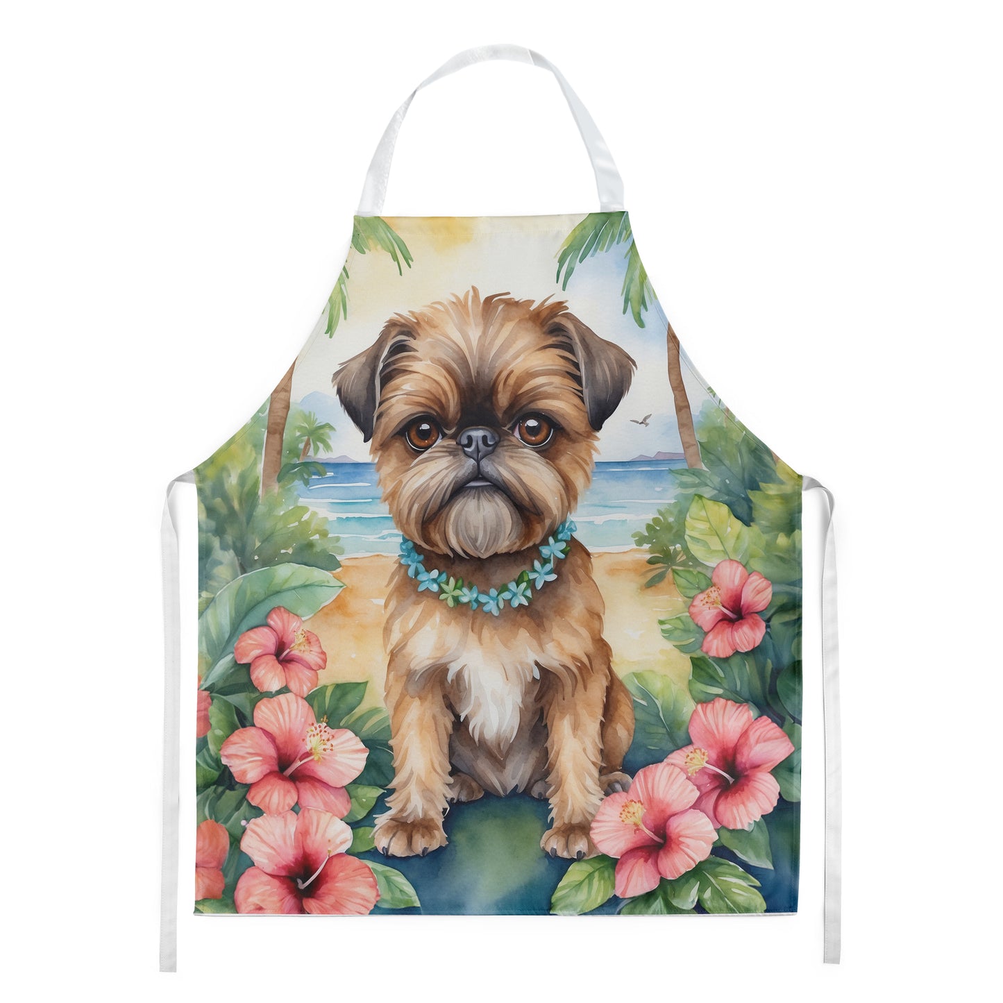 Buy this Brussels Griffon Luau Apron