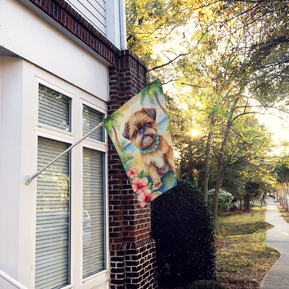 Brussels Griffon Luau House Flag