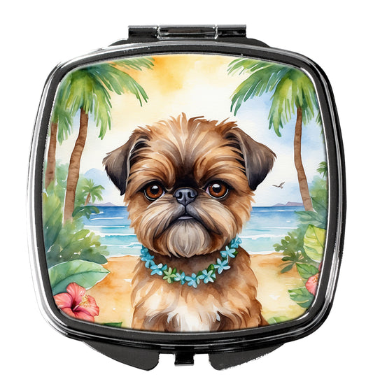 Buy this Brussels Griffon Luau Compact Mirror