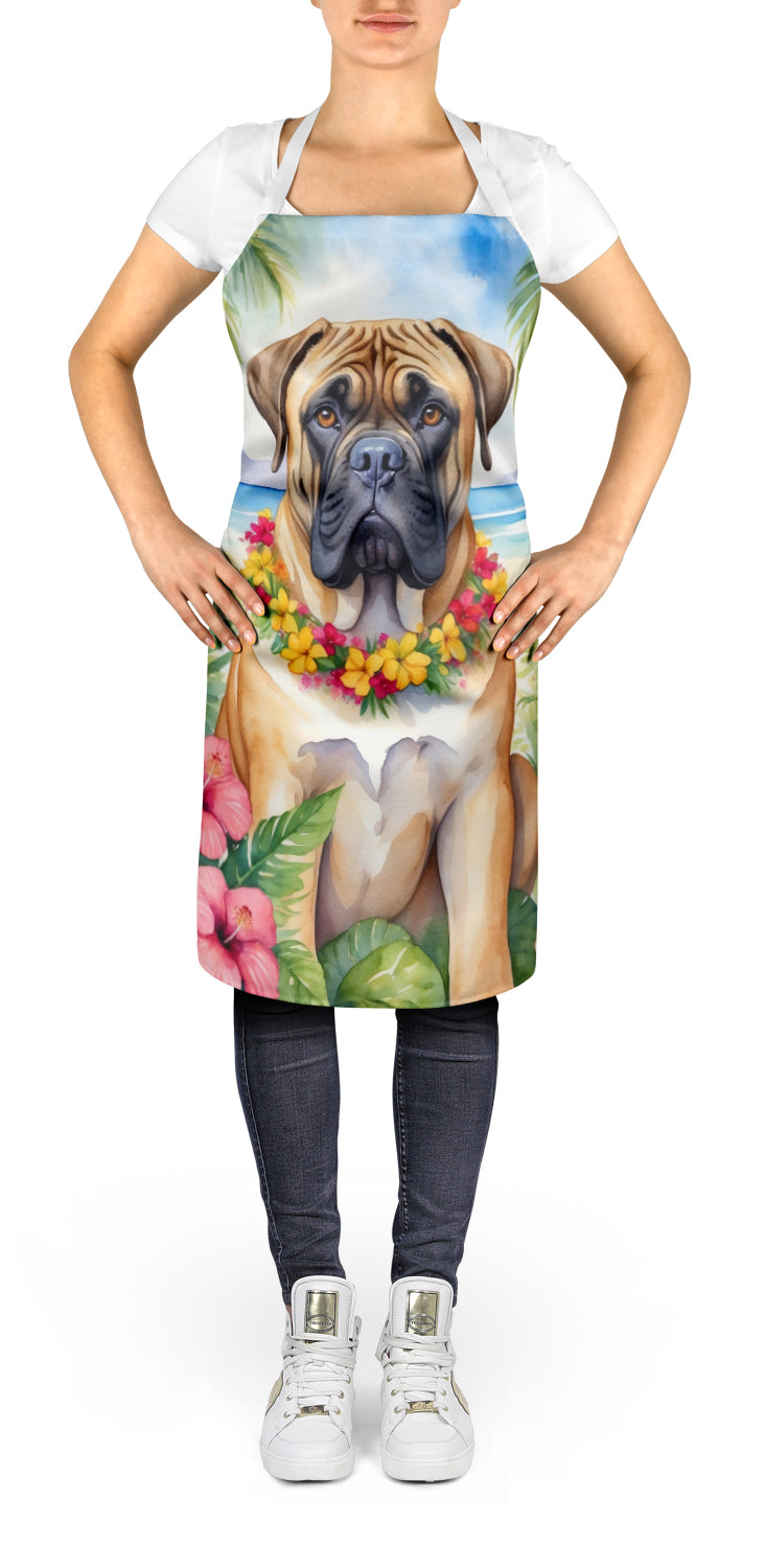 Bullmastiff Luau Apron