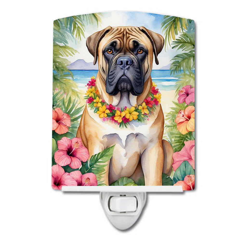 Buy this Bullmastiff Luau Ceramic Night Light