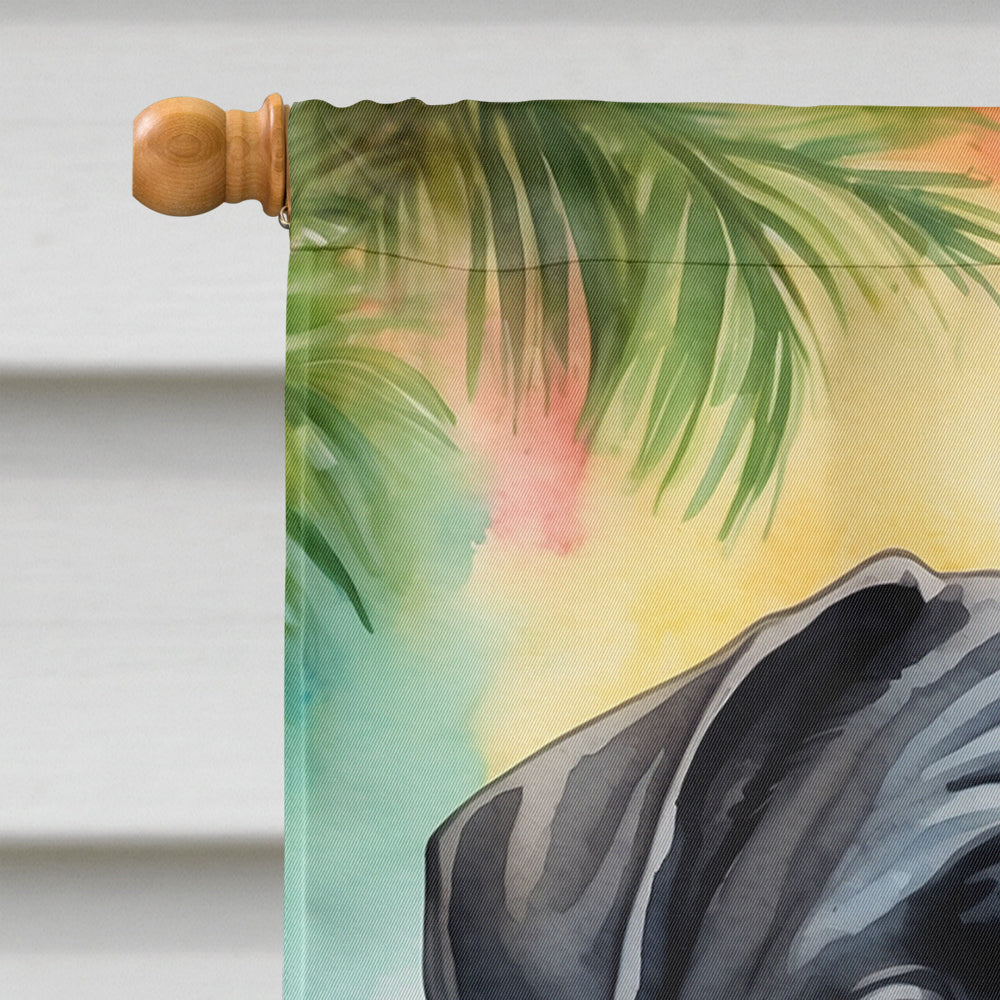 Cane Corso Luau House Flag