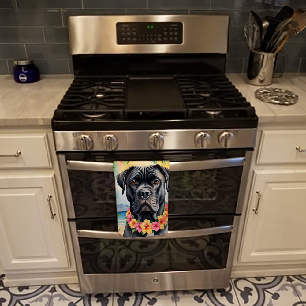 Cane Corso Luau Kitchen Towel