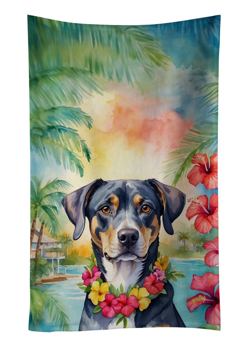 Buy this Catahoula Luau Kitchen Towel