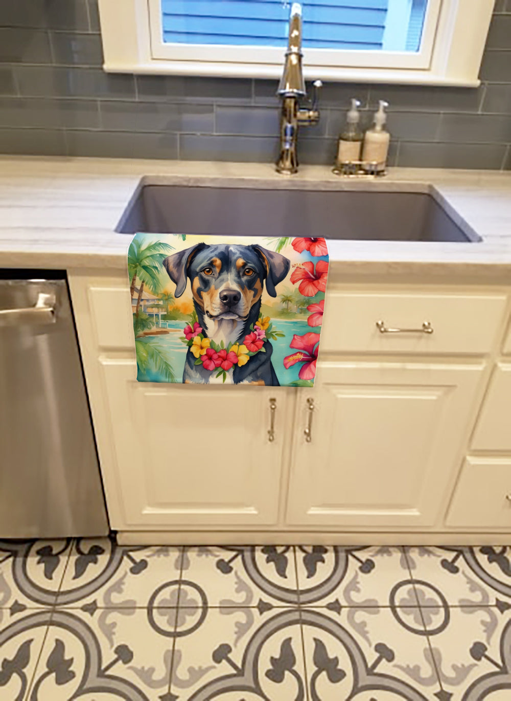 Catahoula Luau Kitchen Towel