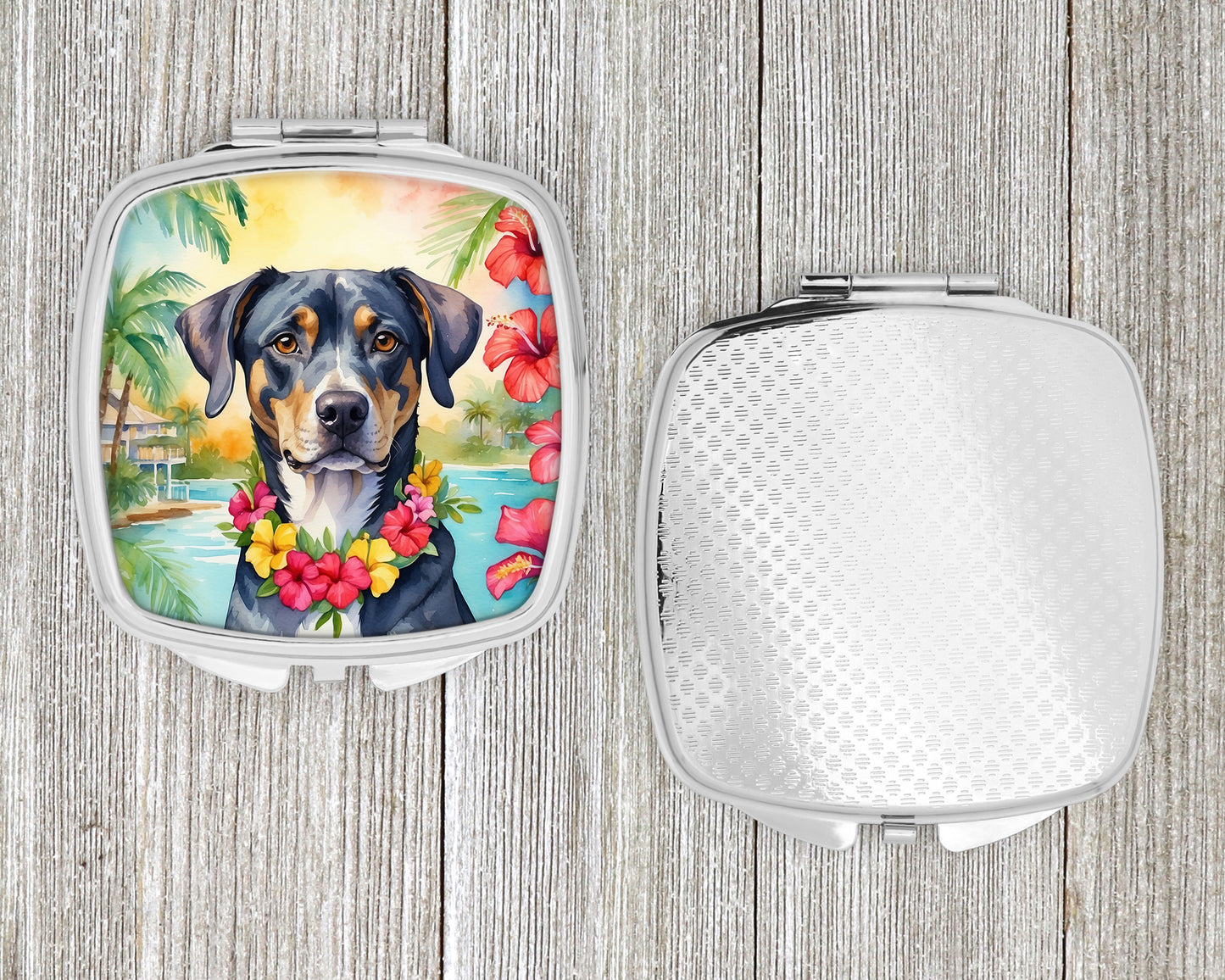 Catahoula Luau Compact Mirror