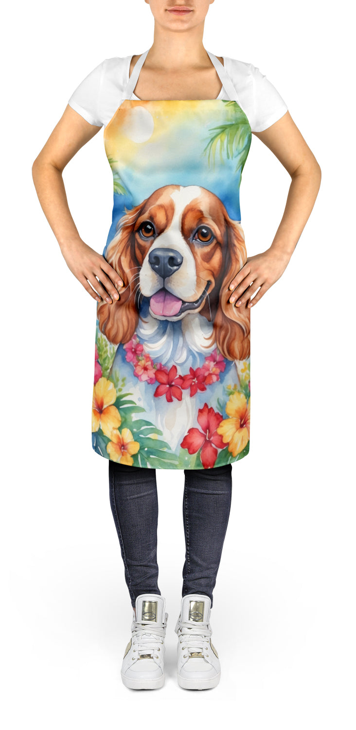 Cavalier Spaniel Luau Apron