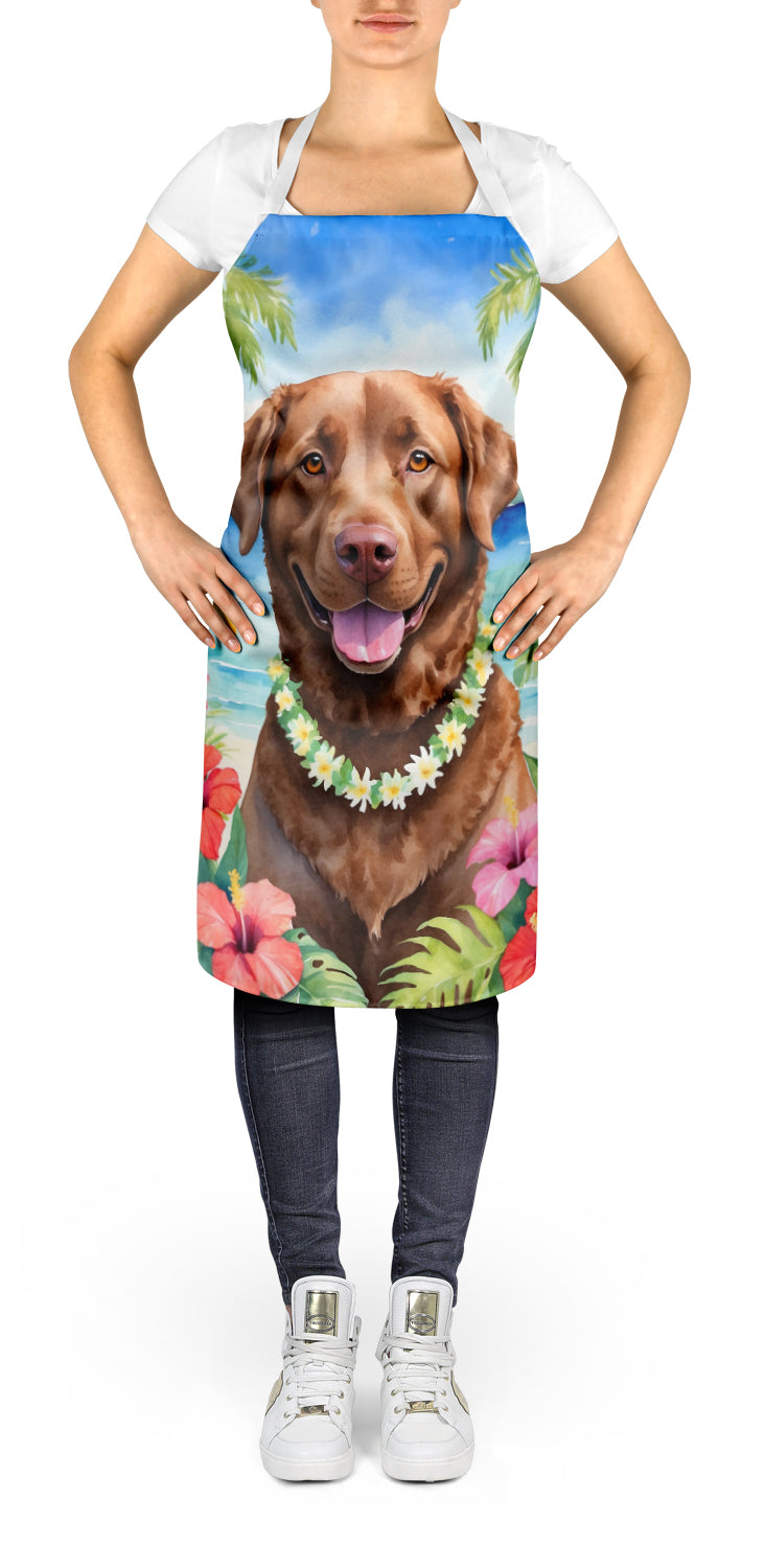 Chesapeake Bay Retriever Luau Apron