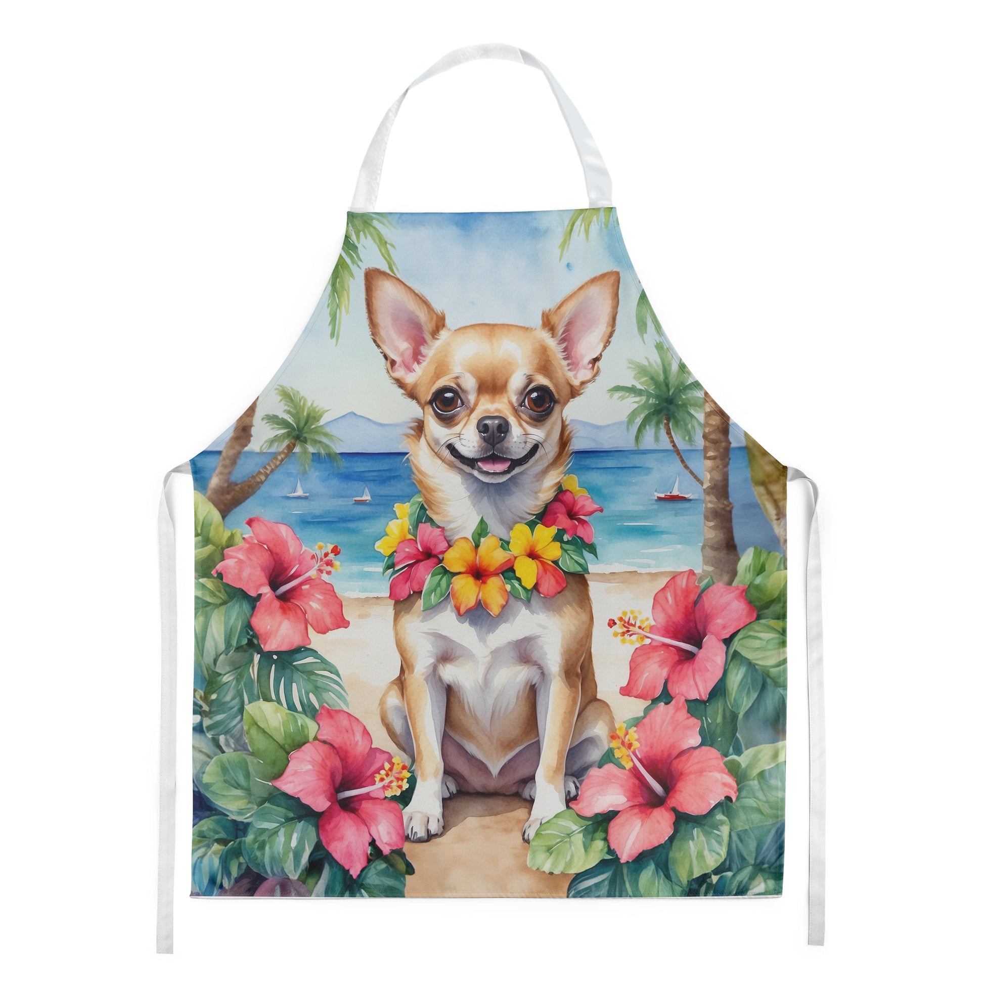 Buy this Chihuahua Luau Apron