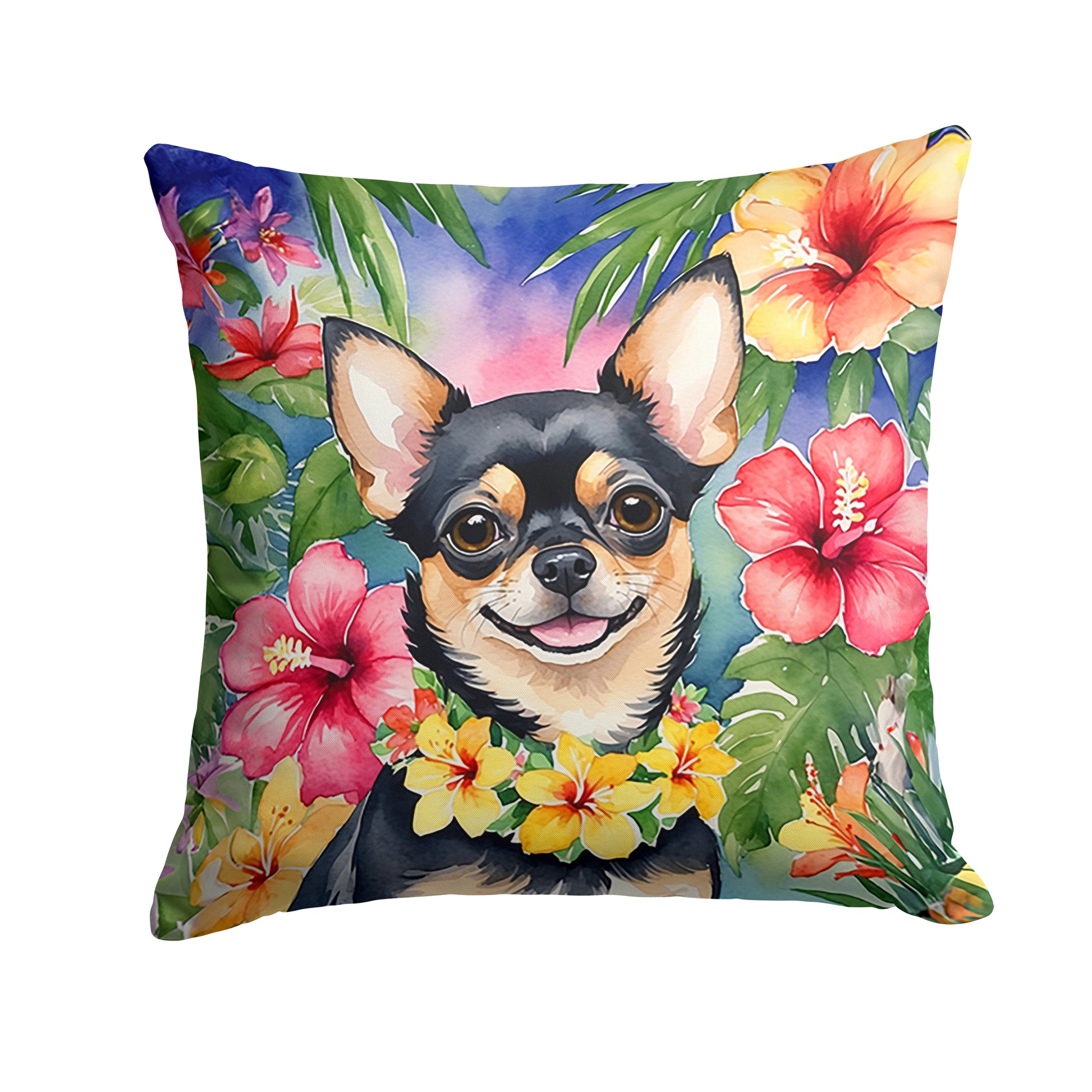 Buy this Chihuahua Luau Throw Pillow