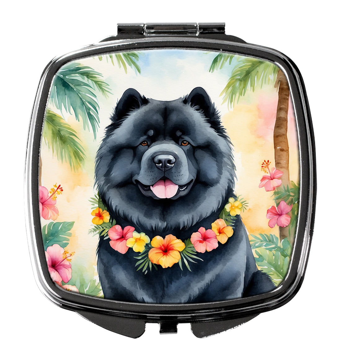 Buy this Chow Chow Luau Compact Mirror