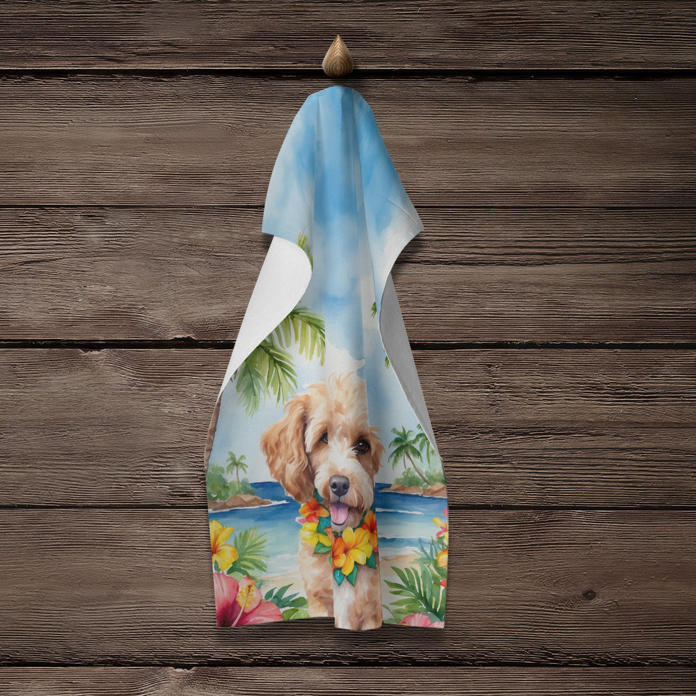 Cockapoo Luau Kitchen Towel