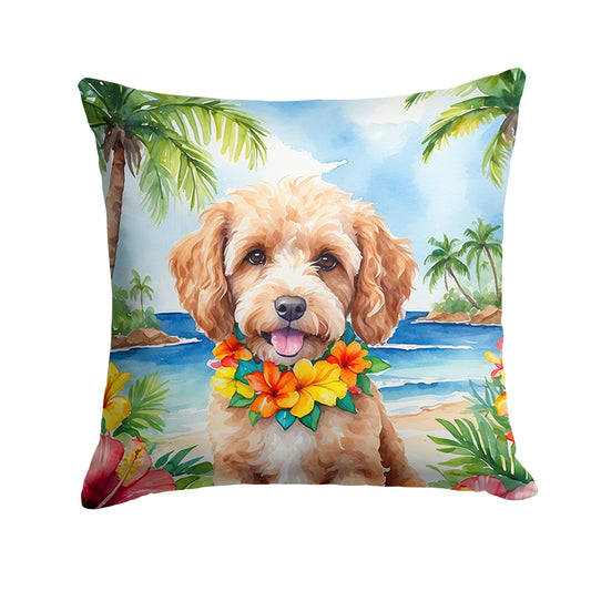 Buy this Cockapoo Luau Throw Pillow